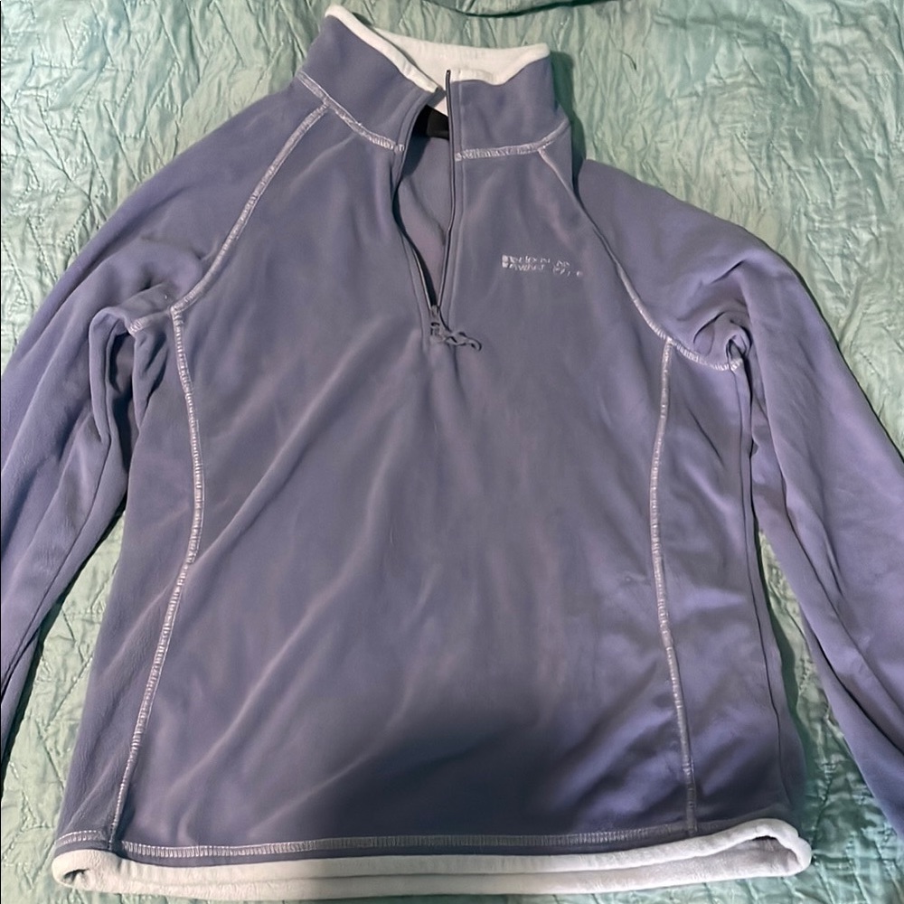 Purple/ Blue Quarter-Zip Pullover